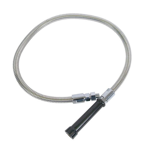Bk Resources Pre-Rinse Hose 44" Stainless Spray Hose, Includes Universal Adapter BKH-44-G - main